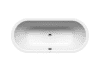 KA BW CLASSIC DUO OVAL Mod.113,1700x750 mm,alpinweiß,Perl-Effekt,Antislip