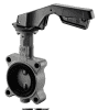 OVENTROP-Absperrklappe Mittelflansch mit Hebel, PN16, EPDM Dichtung, DN65