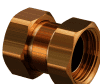 OVENTROP-Doppelverschraubung für Kesselverrohrung,G3/4 IGxG3/4 ÜM. 18,5mm