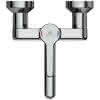 IS Wand-WT-Armatur Ceraplus 5l/min. Ausld.150mm absp.S-Anschlüsse Chrom