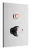 CONTI+ CONGENIAL FIT e. PZ Dusche UP NZ FM Thermo. Chrom eckig DN15