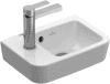 VB Handwaschbecken O.novo 434237 360x250 x145mm Eckig Weiß Alpin