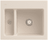 VB Einbauspülen Subway 60 XM 678001 620x 510mm Rechteck Ivory CeramicPlus