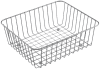 VB Küchenspülenzubehör Zubehör 834100 30 5,5x389x138mm Eckig Edelstahl