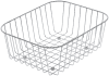 VB Küchenspülenzubehör Zubehör 985000 32 5x350x140mm Eckig Edelstahl