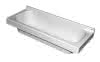 Waschrinne RoMex ohne Armaturenbank 1000 x 380 mm, Farbe: weiss