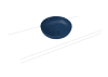 KA WB MIENA Mod.3180,d:450.00mm,navyblue matt,Perl-Effekt,ohne Überlauf