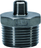 gebog316 Edelstahl-Gewindefitting 245 -Reduzierdoppelnippel 3/4" x 1/2"