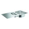 GROHE Edelstahlspüle K200 31564_1 mit 1,5 Becken Abtropffläche 965x500mm