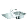GROHE Spülen-Bundle K200 31565_1 mit Edelstahlspüle/Eurosmart SPT-Batt. chrom