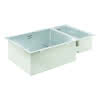 GROHE Unterbau-Edelstahlspüle K700 31575_1 1,5 Becken 760x450 mm EB links