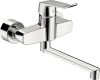 HA EHM WT-Batt. HANSACLINICA 0153 Bed.he. lang Ausld. 277 mm DN15 chr