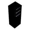 sanibel-Mittelschrank 2.0 FLEX UHIK035 350x980mm Graphit Matt