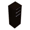 sanibel-Mittelschrank 2.0 FLEX UHIK035 350x980mm Eiche Rost