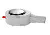 DW-Ablaufgarnitur KA 90, waagerecht more4YOU 2.0, Ablaufdeckel chrom,BH:81mm
