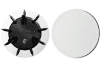 DW-Ablaufdeckel KA 90, emailliert more4YOU 2.0, weiß