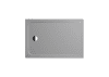 Duschfläche 75x120x1,85cm more4YOU, cool grey 30,Secure Plus