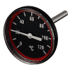 OVENTROP-Thermometer rot für "Regumat-180" DN 25