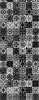 Wandverkleidung 1500x2550 mm more4YOU, Barcelona Tiles schwarz/weiß