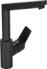 HA EHM WT-Batt. HANSATWIST 0955 Ausld. 130 mm DN15 Matt-Schwarz