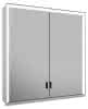 KE SPS R. Lumos 14307, ohne Ablagef., Vorbau, silb-elox., 700x735x165mm