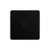 REGENWERK Black Edition - Regenbrause softedge, 250x250mm, schwarz matt
