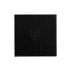 REGENWERK Black Edition - Regenbrause eckig, 250x250mm, schwarz matt