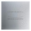 REGENWERK - Regenpaneel-Set, eckig 600x600mm, Edelstahl verchromt