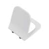 VT WC-Sitz Slim Wrap Universal Square Duroplast Absenkautomatik Weiß Hochglanz