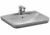 VT Waschtisch Sento 630 x 485 mm Hahnloch Überlaufloch Weiß Hochglanz VC