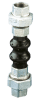 Gummi-Kompensator ZKT 2 1/2" NBR IG Anschluss-Verschraubung PN10