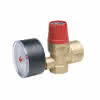 WATTS Membran-Sicherheitsventil SVM 3,0 bar  1/2" mit Manometer