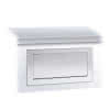 EWAR Einwurfklappe m. Einbaurahmen WP136 BxTxH:326x10x173mm, hochglanzpoliert