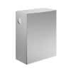 EWAR Hyg.Abfallb. 12l m. Spender WP177-2 BxTxH:300x155x398mm, geschliffen