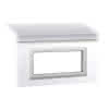 EWAR Einwurfrahmen WP146-1 BxTxH:148x22x298mm, hochglanzpoliert