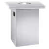 EWAR Abfallbehälter 40l WP188 BxTxH:298x300x448mm, geschliffen