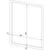 EWAR Abdeckrahmen für Gerätemaß 298x396 BxTxH:330x15x428mm, geschliffen