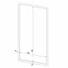 EWAR Abdeckrahmen für Gerätemaß 298x598 BxTxH:330x15x630mm, geschliffen