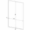 EWAR Abdeckrahmen für Gerätemaß 530x936 BxTxH:562x15x968mm, geschliffen