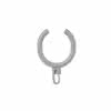 EWAR Duschvorhangring VE10 PA grau BA045 BxTxH:56x8x81mm