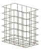 EWAR Drahtkorb 11l grau beschichtet BxTxH:264x145x276mm