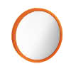 VT Rundspiegel Sento Kids 20 cm Wandmontage MDF lackiert Orange