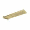 LIVING SPA Wand-Regenbrause 537x165mm Regen/Schwall Brass Steel