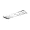 LIVING SPA Wand-Regenbrause 537x165mm gebürstet