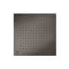 LIVING SPA Deckeneinbau-Regenbrause 500x500mm Black Steel