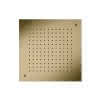 LIVING SPA Deckeneinbau-Regenbrause 500x500mm Brass Steel