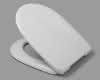 HARO WC-Sitz Delphi SoftClose weiß Excenterscharnier Edelstahl C0202Y