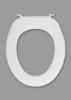 HARO WC-Sitz Haromed ohne Deckel weiß Bügelscharnier Edelstahl B0302W