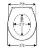 HARO PassatSCPremsimschwC0202Y Excenterscharnier Edelstahl C0202Y
