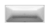 BE Badewannen Rechteck Loft Snow 1800x800x420/8mm